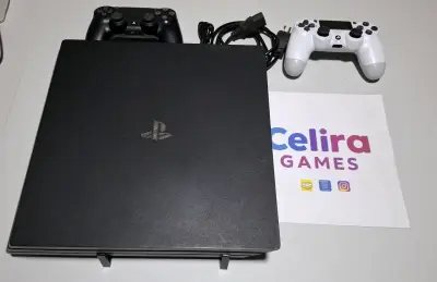 PS4 pro con juegos 2 mandos - miniatura 3