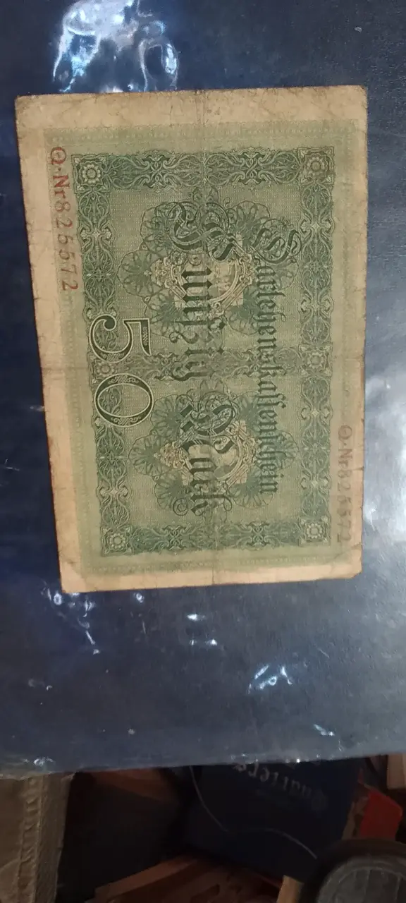 Billete antiguo Alemania 50 mark 1914 - 2
