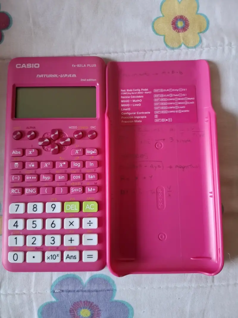 Calculadora Casio rosa - 4