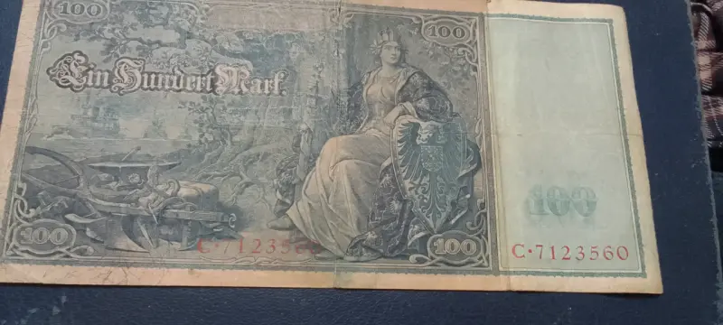 Billete Alemania 100 mark 1910 - 2