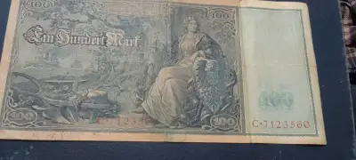 Billete Alemania 100 mark 1910 - miniatura 2