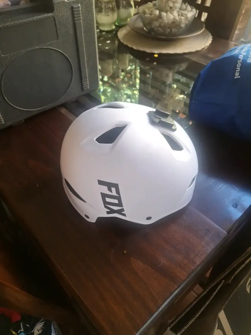 Casco blanco Fox para ciclismo - 1