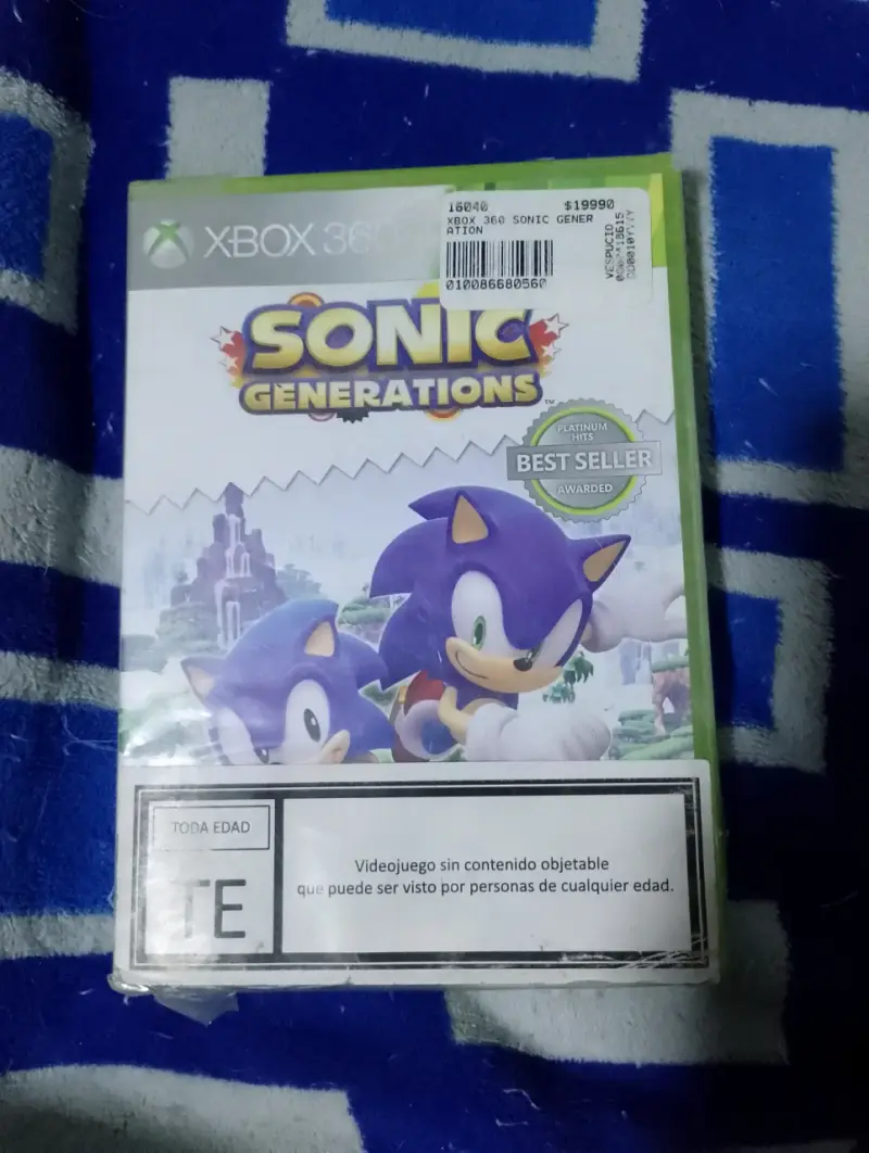 Sonic generations Xbox360 sellado - 2