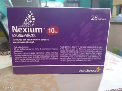 Caja de Nexium Esomeprazol 28 sobres - miniatura 2