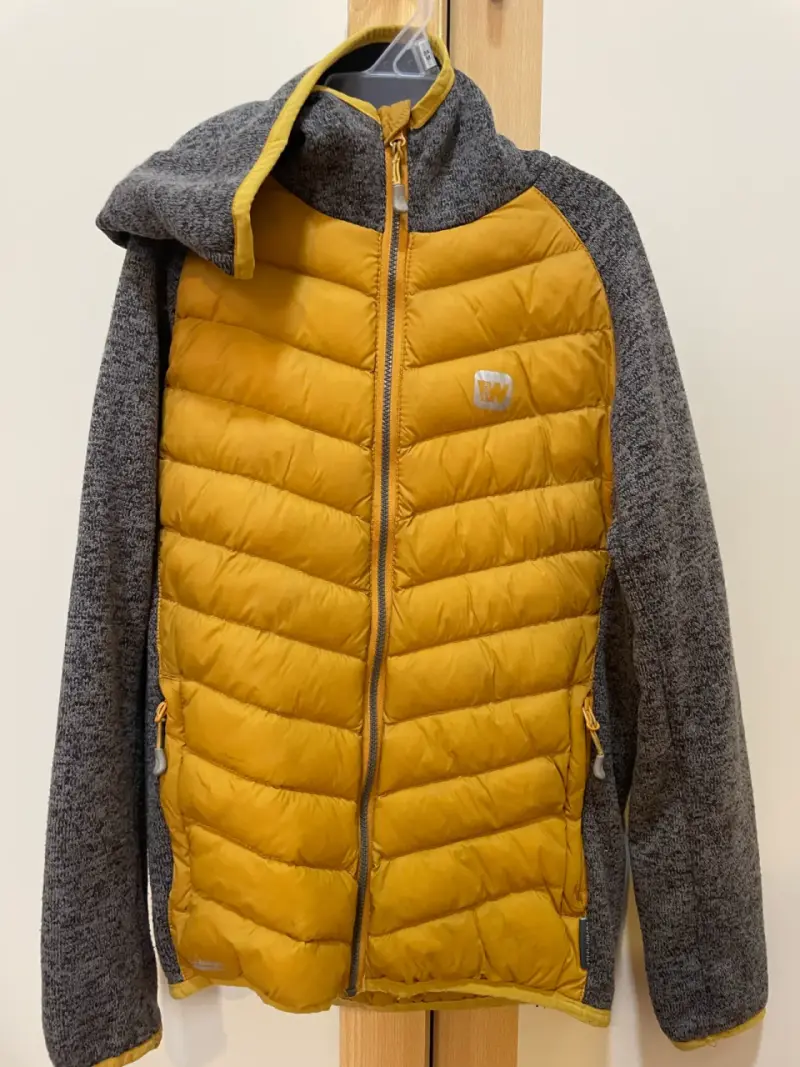 Chaqueta outdoor bicolor amarilla - 1