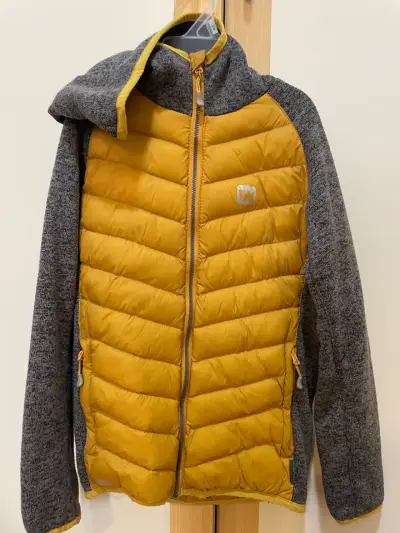 Chaqueta outdoor bicolor amarilla - miniatura 1