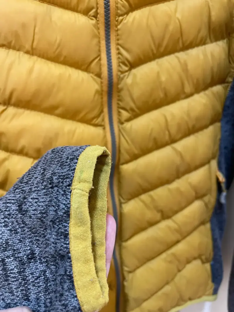 Chaqueta outdoor bicolor amarilla - 4