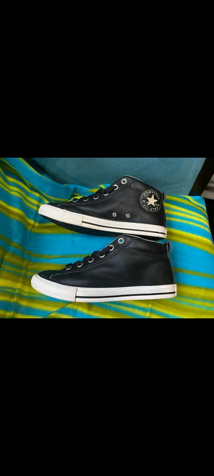 Zapatillas Converse negras altas - 4