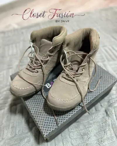 Botas beige casuales - miniatura 2