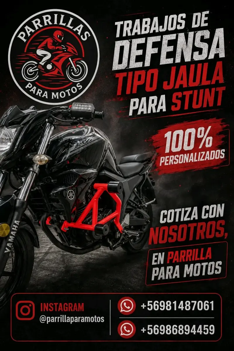 Defensa tipo jaula para motocicleta - 1
