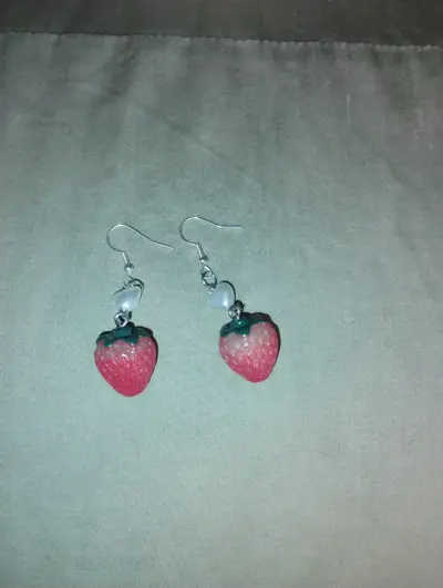 Aros colgantes hechos a mano - miniatura 1
