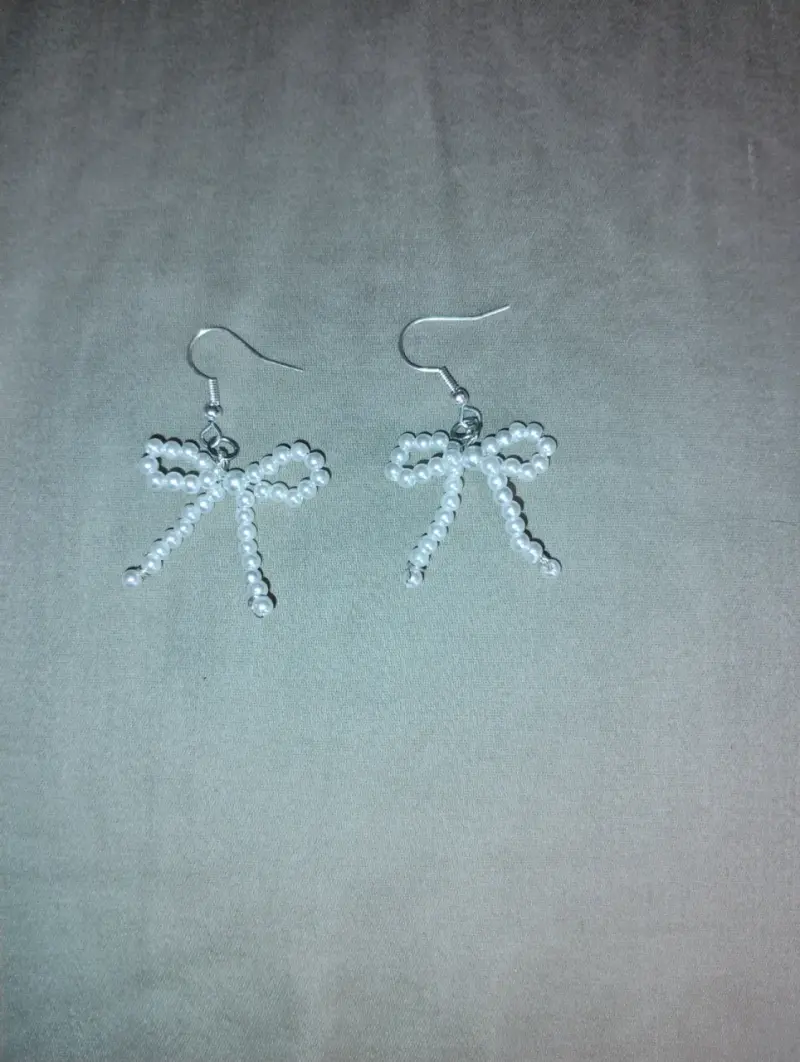 Aros colgantes hechos a mano - 2