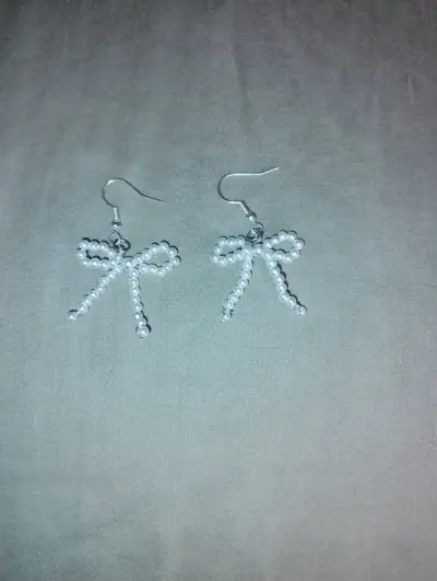 Aros colgantes hechos a mano - miniatura 2