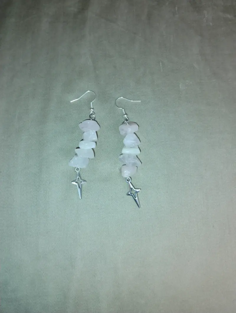 Aros colgantes hechos a mano - 3