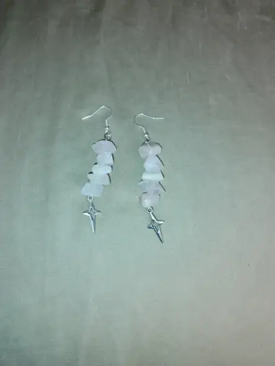 Aros colgantes hechos a mano - miniatura 3
