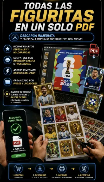 Álbum Completo Mundial 2026 - miniatura 2