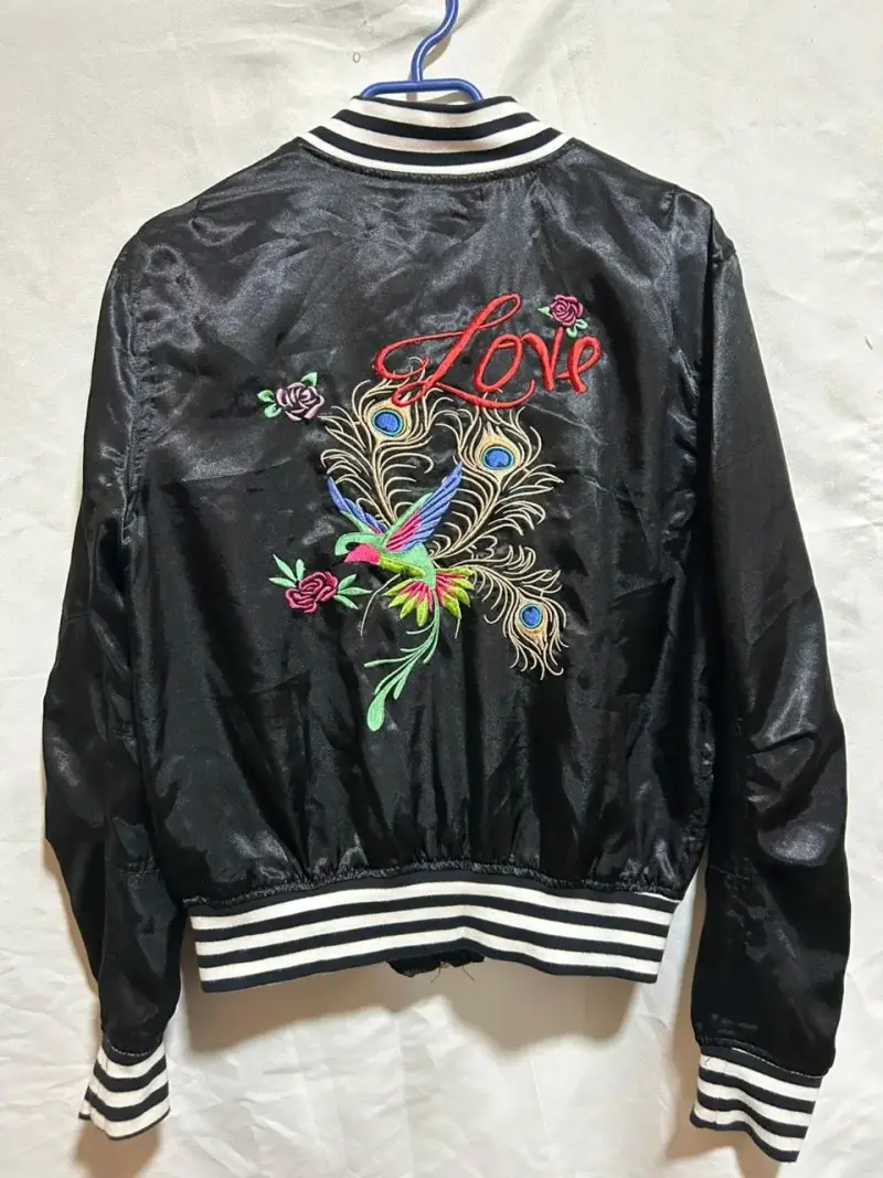Chaqueta bomber negra mujer - 2