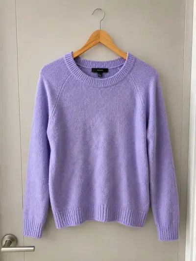 Sweater morado de lana - miniatura 1