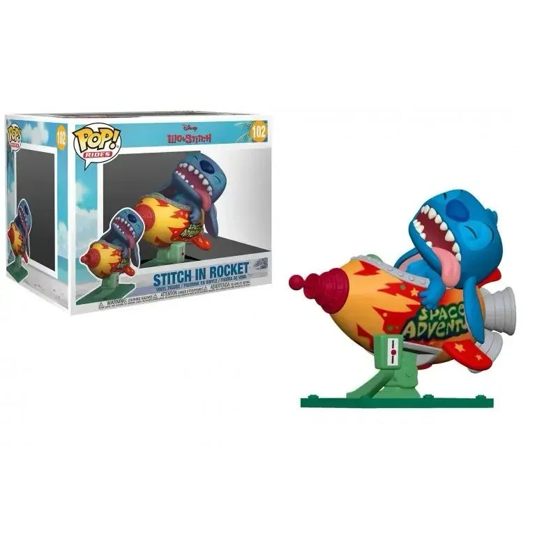 Figura Funko Pop Stitch en cohete