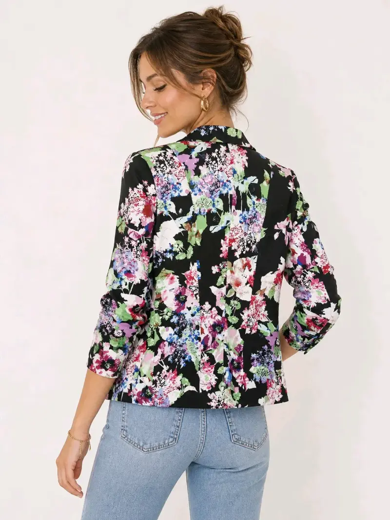Blazer floreado mujer - 3