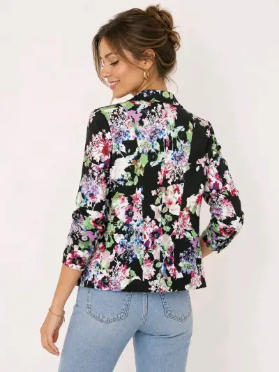 Blazer floreado mujer - miniatura 3