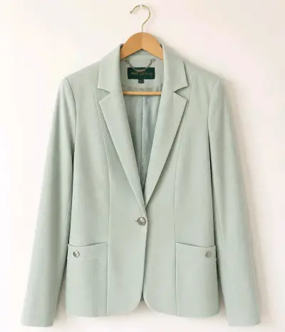 Blazer verde claro elegante - miniatura 1