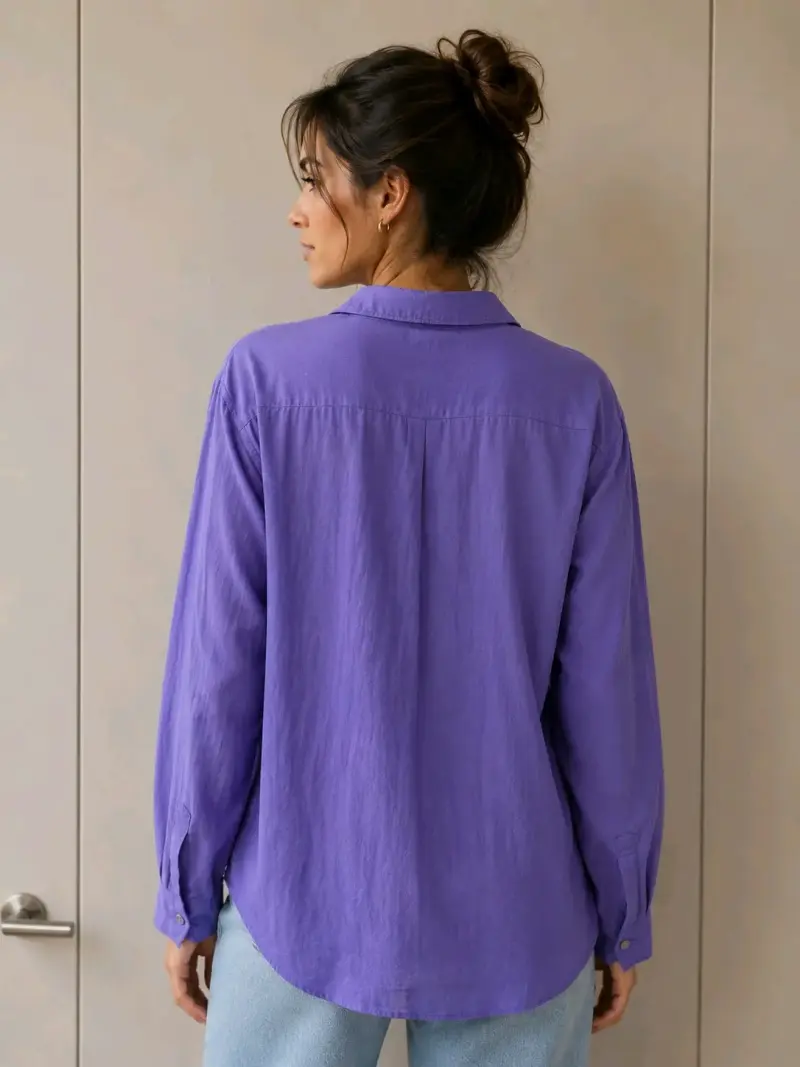 Camisa morada de mujer - 2