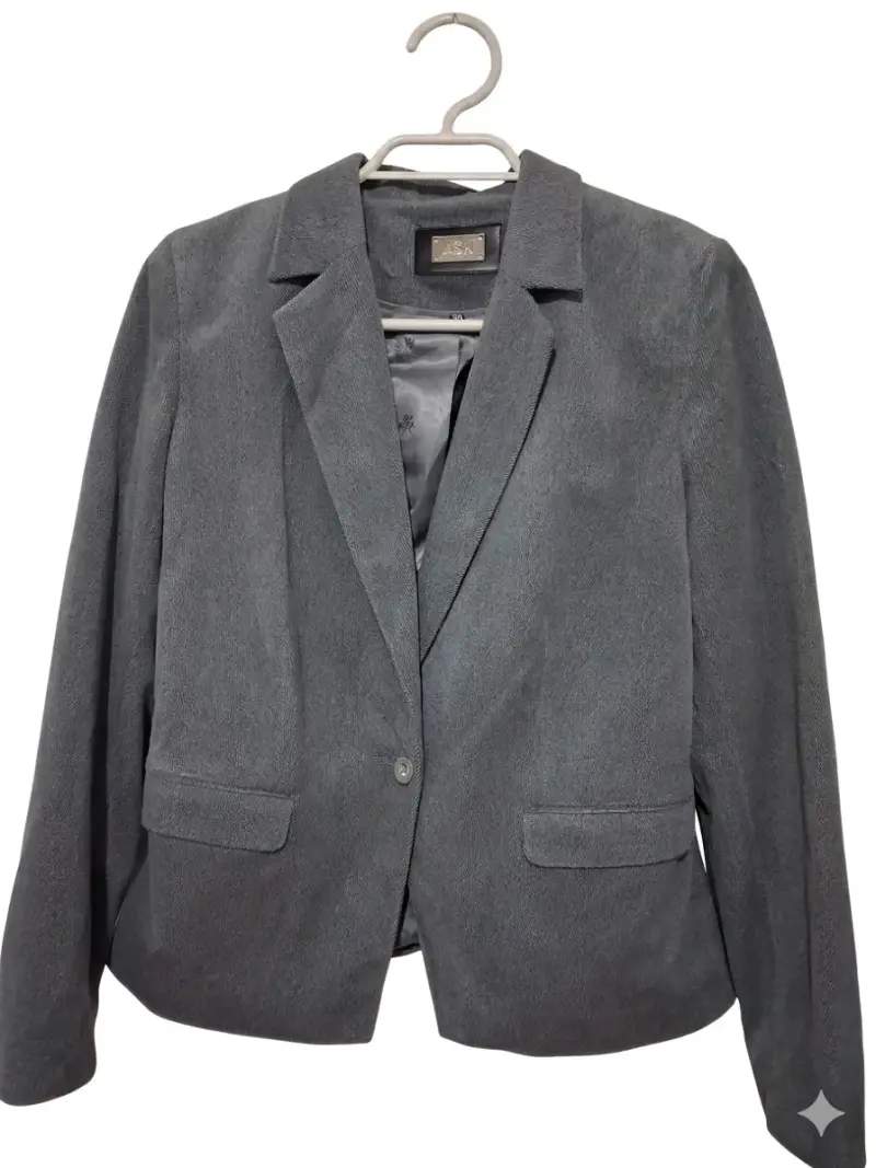 Blazer gris formal mujer