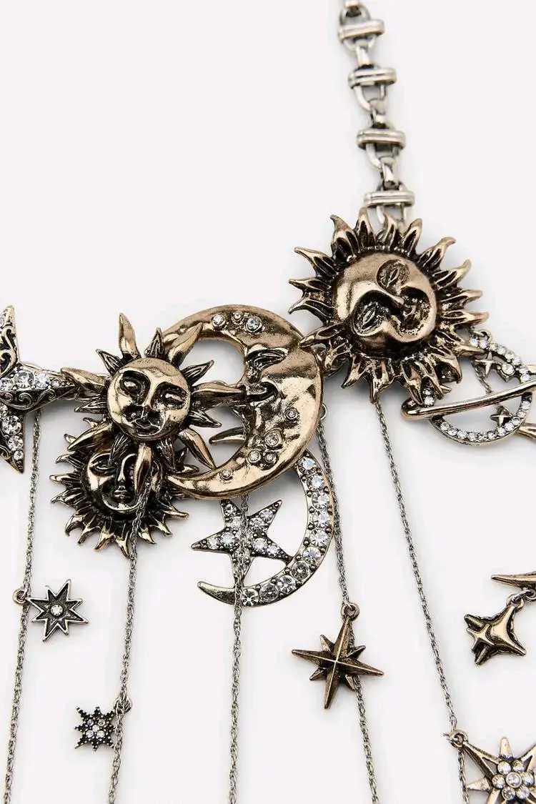 Collar Zara de estrellas doradas - 3