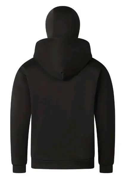 Polerón negro con capucha - 2