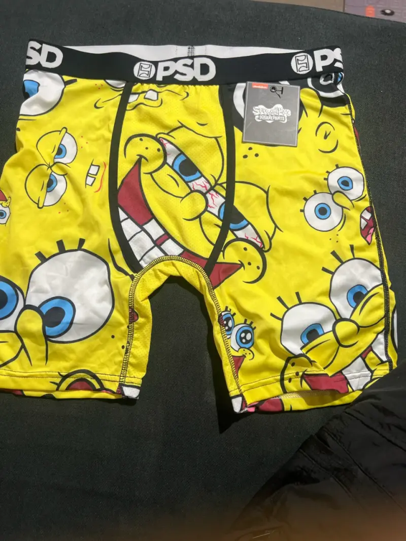 Calzoncillos amarillos de Bob Esponja psd