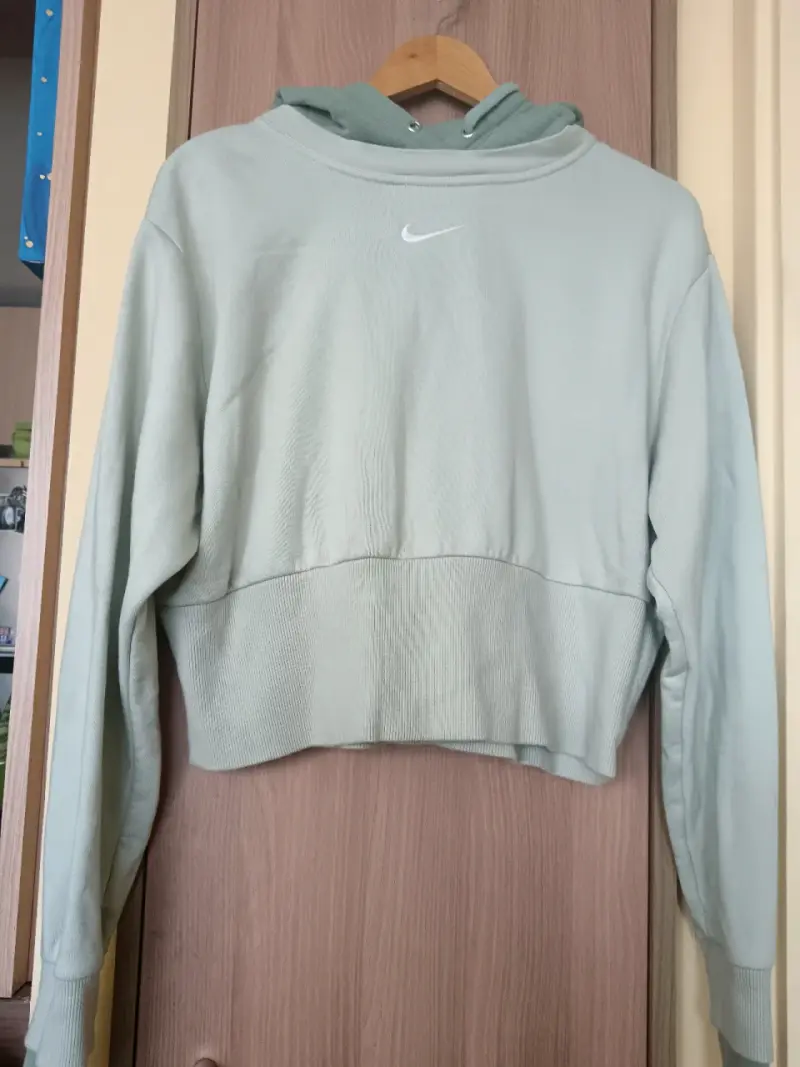 Polerón con capucha Nike verde menta - 1