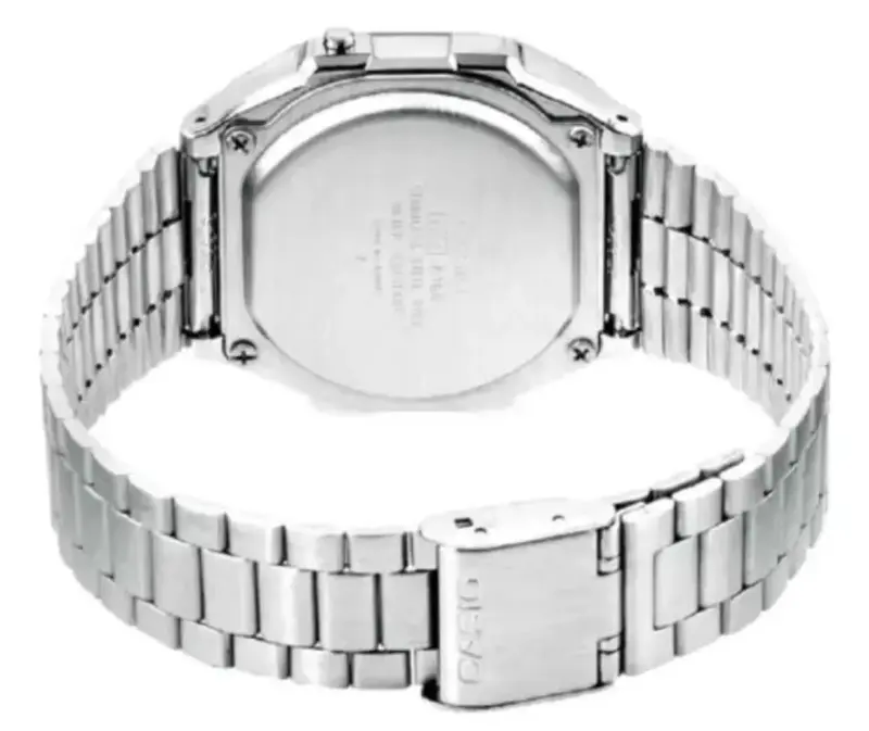 Reloj Casio A168w-1 Retro Unisex Acero Inox - 4