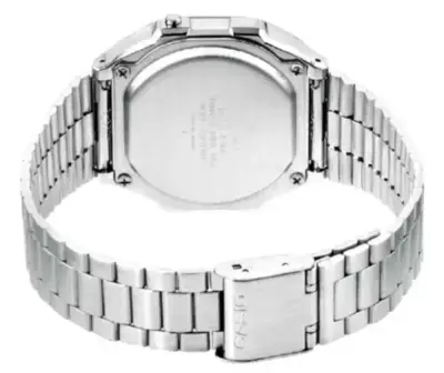 Reloj Casio A168w-1 Retro Unisex Acero Inox - miniatura 4