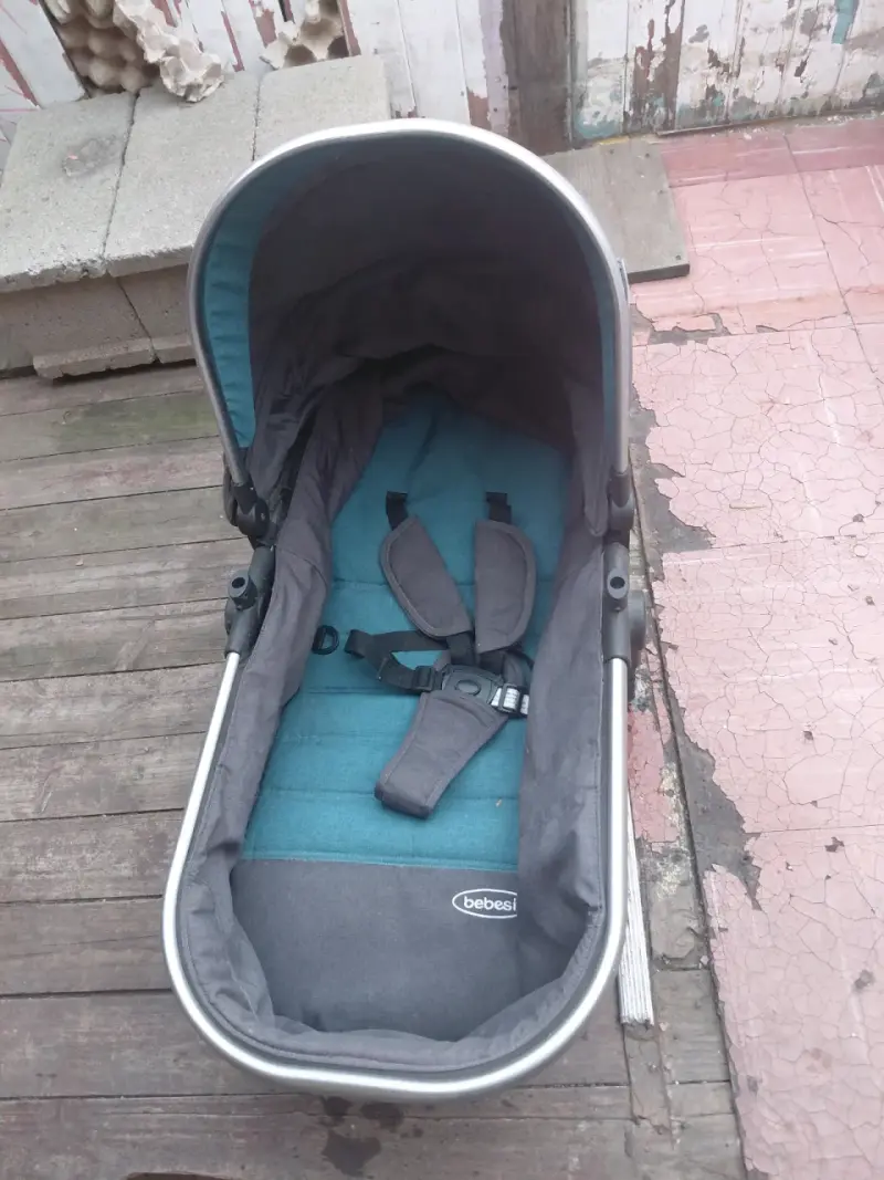 Coche de bebé Bebesit gris - 2