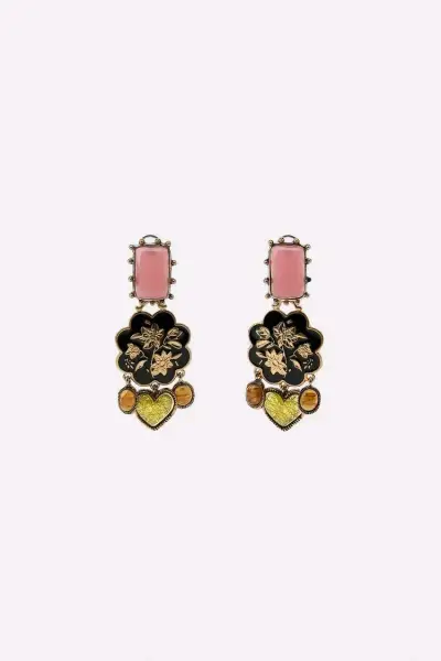 Aros Zara dorados decorativos - miniatura 2