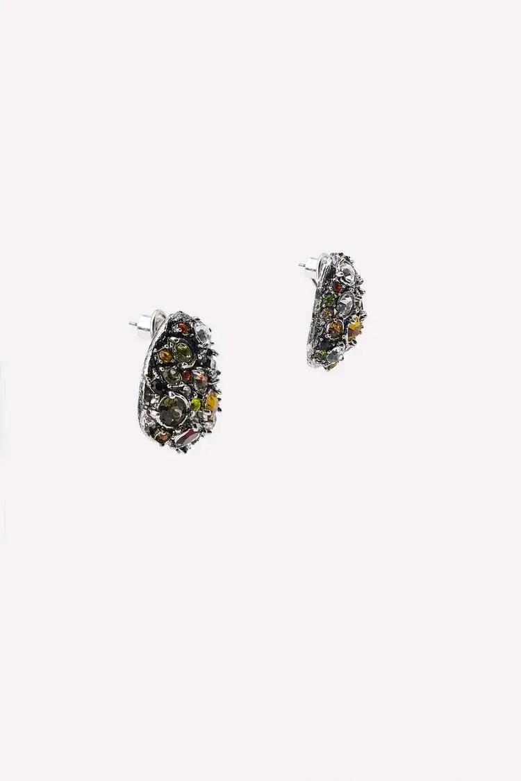 Aros Zara brillantes elegantes - 4