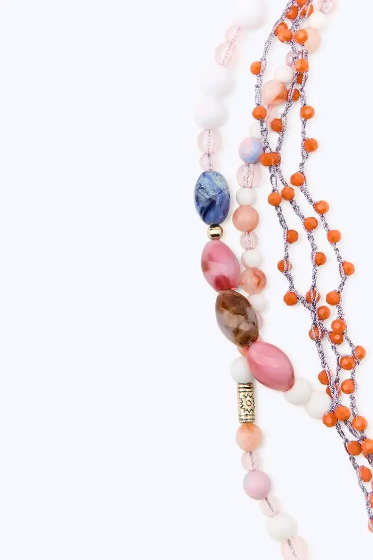 Collar Zara de perlas y conchas - 3