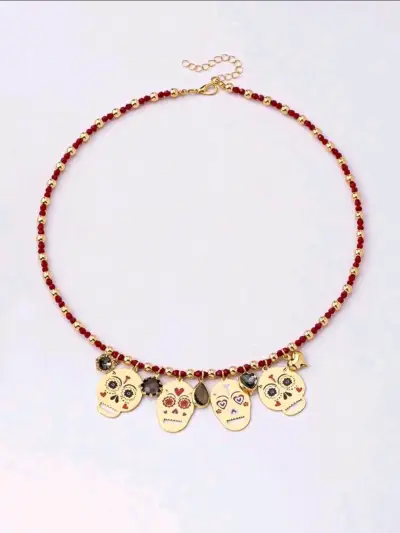 Collar Zara con colgantes de calaveras - miniatura 5