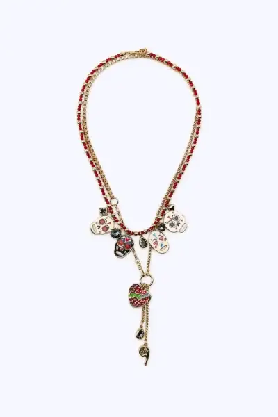 Collar Zara con colgantes de calaveras - miniatura 6