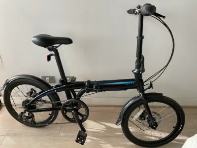 Bicicleta plegable negra Tern Link B8 - miniatura 1