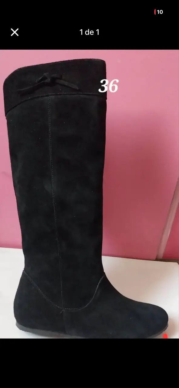 Botas negras talla 36