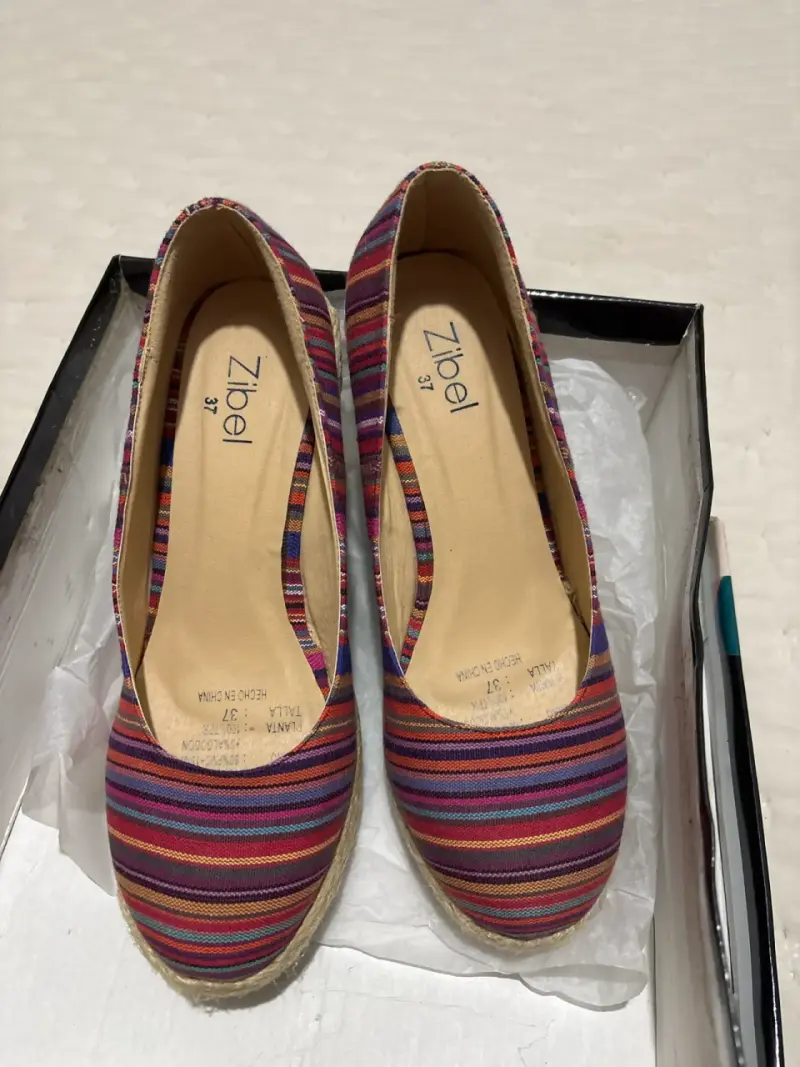 Zibel alpargatas rayadas talla 37 - 1