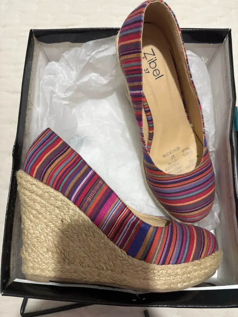 Zibel alpargatas rayadas talla 37 - 2