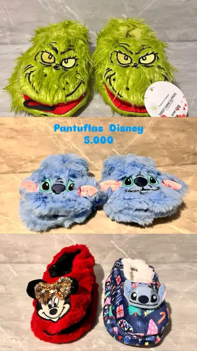 Pantuflas de personajes Disney - miniatura 1