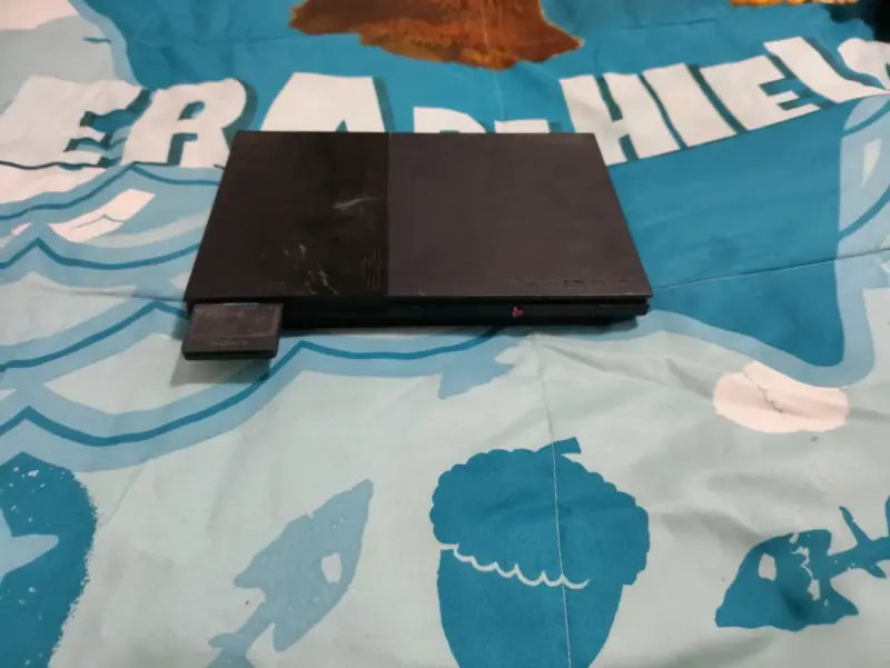 PlayStation 2 con control, memory Card y cables - 3