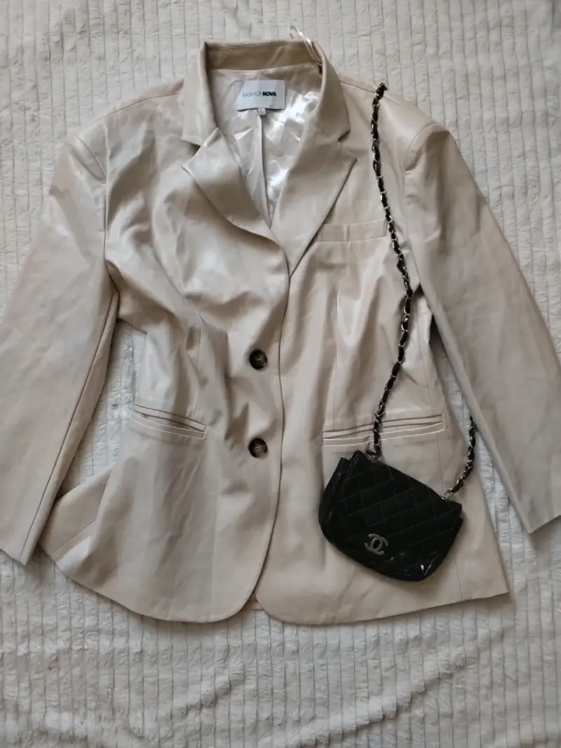 Blazer beige Fashion Nova - 1