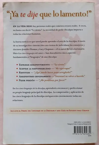 Los Cinco Lenguajes de la Disculpa-Chapman, Thomas - miniatura 2