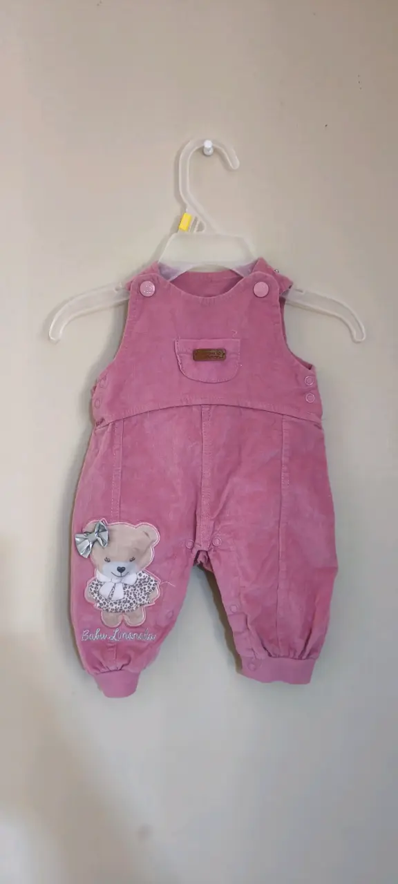 Enterito limonada rosa bebé con oso - 1
