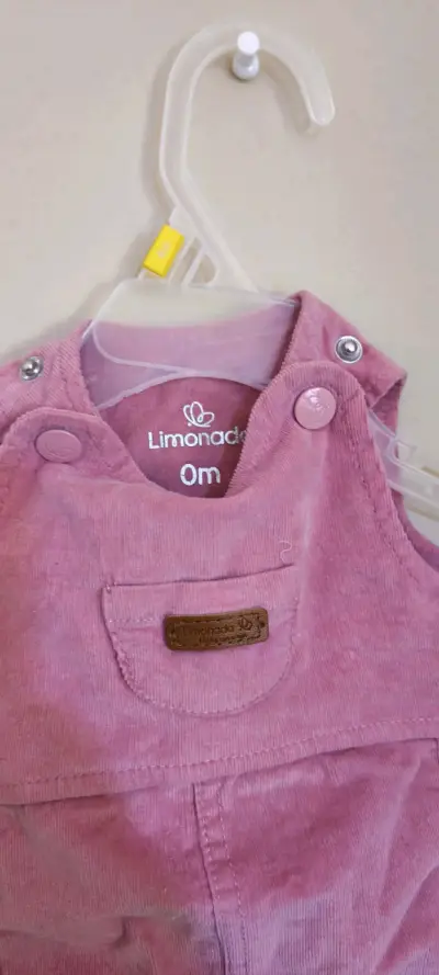 Enterito limonada rosa bebé con oso - miniatura 3